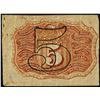 Image 2 : March 3, 1863 Second Issue Five Cent Fractional Currency Note