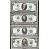 Image 1 : Lot of 1963A $10/$20/$20/$50 Federal Reserve Star Notes