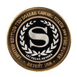 .999 Silver Desert Inn Las Vegas, Nevada $10 Limited Edition Gaming Token