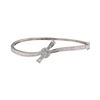 Image 1 : 18KT White Gold 1.52 ctw Diamond Bangle Bracelet