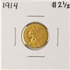 Image 1 : 1914 $2 1/2 Indian Head Quarter Eagle Gold Coin
