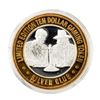 Image 1 : .999 Silver Club Sparks, Nevada $10 Casino Limited Edition Gaming Token