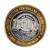Image 1 : .999 Silver Bills Casino Lake Tahoe, Nevada $10 Limited Edition Gaming Token
