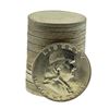 Image 1 : Roll of (20) Brilliant Uncirculated 1963-D Franklin Half Dollar Coins