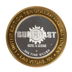 .999 Fine Silver Suncoast Las Vegas, Nevada $10 Limited Edition Gaming Token
