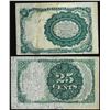 Image 2 : Lot of 1863 Fifth Issue 10/25 Cent Fractional Currency Notes