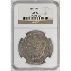 1894-O $1 Morgan Silver Dollar Coin NGC XF40