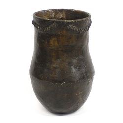 Vintage Dine', (Navajo) Pottery Drum Jar