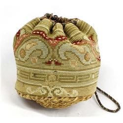 Native American Tohono O'odham Basket Purse