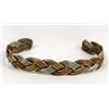 Image 1 : Navajo Silver and Copper Cuff Bracelet