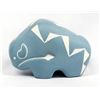 Image 1 : Acoma Carved Ceramic Buffalo Pottery