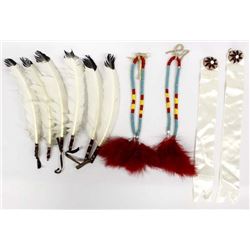 Collection of Native American Hair Ties