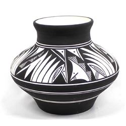 Ute Hand Painted Ceramic Pottery Vase by Padilla