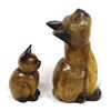 Image 5 : Pair of Carved Wood Cats