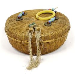 Vintage Chinese Sewing Basket