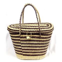 Ethnic Wicker Market Bag