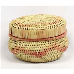 Ethnic Lidded Basket