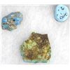 Image 2 : Natural Turquoise Beads, Cabochons, and Slab