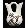 Image 1 : Acoma Hand Painted Ceramic Wedding Vase