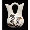 Image 3 : Acoma Hand Painted Ceramic Wedding Vase