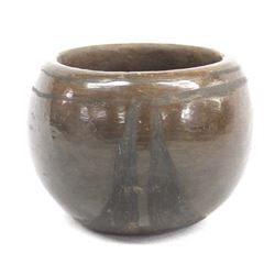 Historic Santa Domingo Pottery Jar by E. Crespin