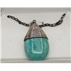 Image 2 : LARGE TURQUOISE AND STERLING NECKLACE
