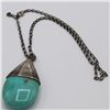 Image 3 : LARGE TURQUOISE AND STERLING NECKLACE