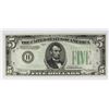 Image 1 : 1934 $5.00 ST. LOUIS FEDERAL RESERVE NOTE