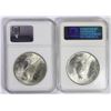 Image 2 : (2) 1922 PEACE SILVER DOLLARS