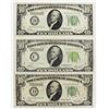 Image 1 : THREE 1928-B $10.00 FEDERAL RESERVE NOTES