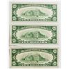Image 2 : THREE 1928-B $10.00 FEDERAL RESERVE NOTES