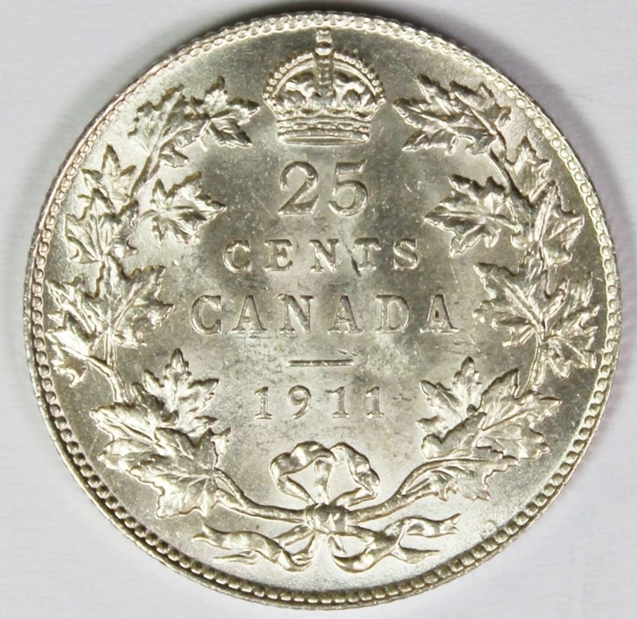 1911 CANADA QUARTER