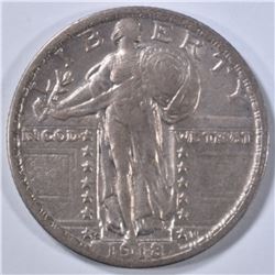 1918-S STANDING LIBERTY QUARTER  XF