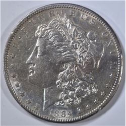 1884-S MORGAN DOLLAR  CH AU