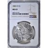 Image 1 : 1883-O MORGAN DOLLAR  NGC MS-63