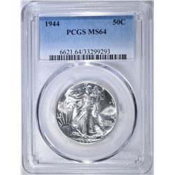1944 WALKING LIBERTY HALF DOLLAR  PCGS MS-64