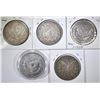 Image 2 : 5 CIRCULATED MORGAN DOLLARS