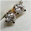 Image 2 : 14K Yellow Gold Diamond(0.2ct) Color F-G, Clarity I-1 To I-2 Earrings, Made in Canada, Appraised Ret