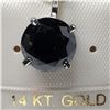 Image 3 : 14K White Gold Black Diamond(3.1ct) Pendant, Made in Canada, Appraised Retail $2670 (Estimated Selli