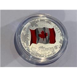 Royal Canada Mint 2015 .999 Silver 25.00 Dollar Specimen Coin with Certificate
