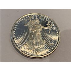 Golden State Mint United States 1927 Liberty .999 one troy ounce pure silver coin