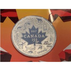 2017 Royal Canadian Mint .9999 Pure silver $3.00 Coin commemorative 150 years  Hearts of our Nation 