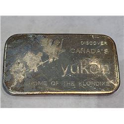 Western Mint Inc. ONE TROY OUNCE .999 FINE SILVER WAFER BAR serial number 000628 Canada Yukon