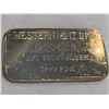 Image 2 : Western Mint Inc. ONE TROY OUNCE .999 FINE SILVER WAFER BAR serial number 000628 Canada Yukon