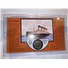 Image 1 : Cased Commemorative Titanic 1912 USA V one cent Silver coin