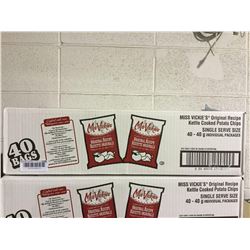 Case of Miss Vickie's Original Kettle Cooked Potato Chips (40 x 40g)