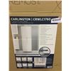 Image 2 : NEW Foremost Carlington 17" Modular Linen Cabinet High Gloss White Finish - Model CRWLC1760