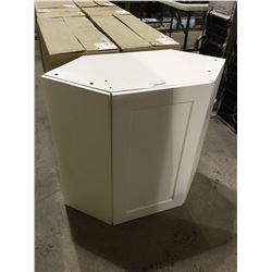 Ebsu San Diego 1-Door Corner Kitchen Cabinet - White