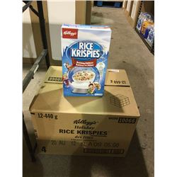 Case of Holiday Rice Krispies Cereal (12 x 440g)