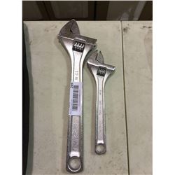 WilliamsAdjustable Wrench Set 12" and 8"